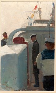 Marinmotiv-Pansarkryssare - Sjöhistoriska museet - O 10596