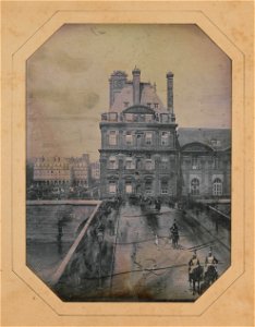 Marie-Charles-Isidore Choiselat, Défilé sur le Pont-Royal, 1844