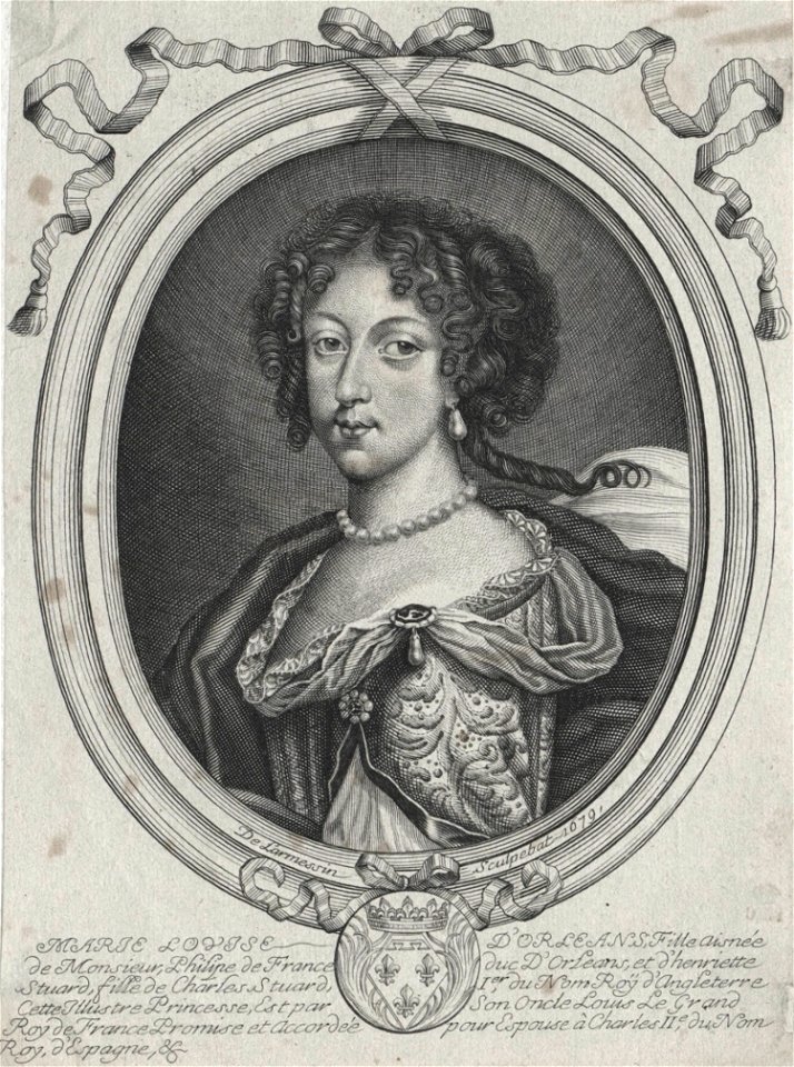 Marie Louise d'Orléans before her marriage