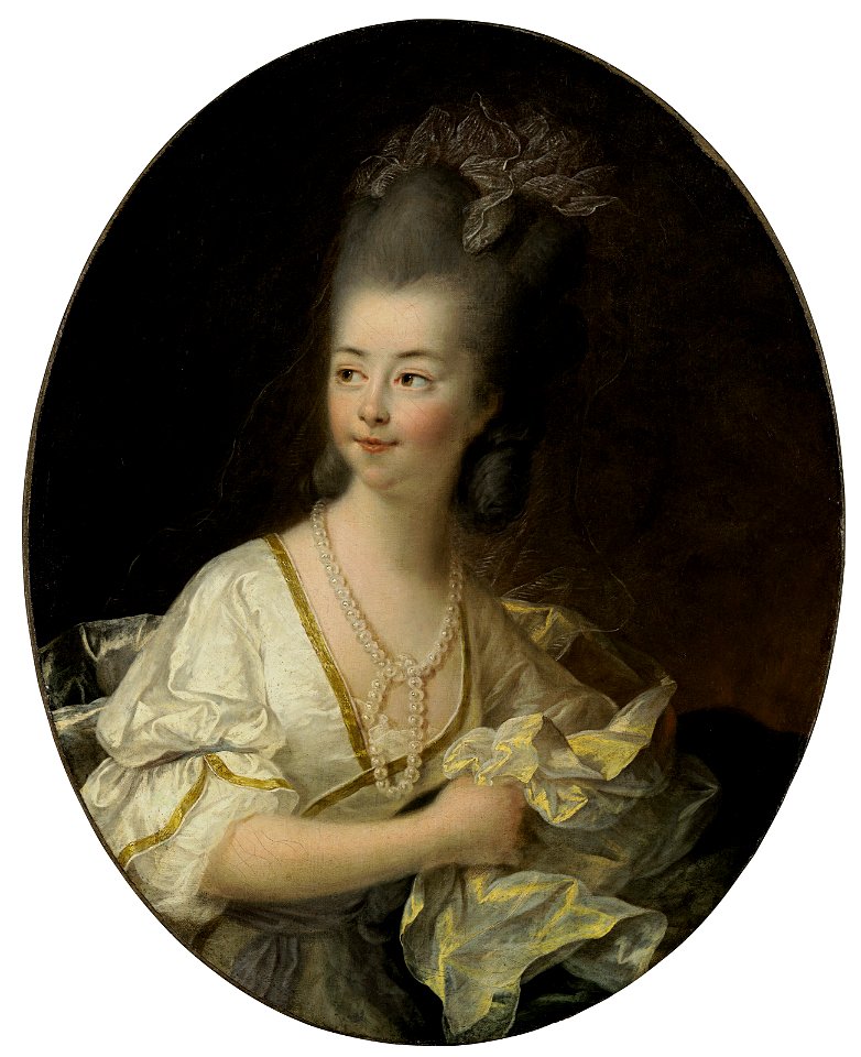 Marie-Anne Louise Drouais (1762-1776), the artist's daughter, by François-Hubert Drouais