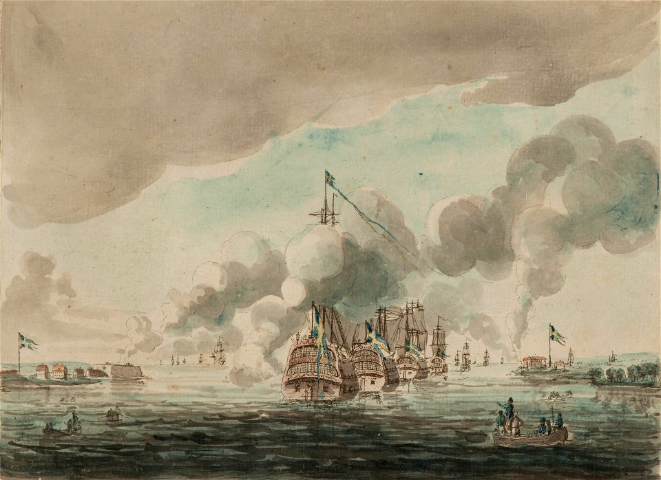 Marinmotiv-Sjöstrid - Sjöhistoriska museet - O 04255