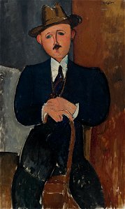 Amedeo Modigliani L’Homme assis 1918