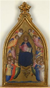 Mariotto di Nardo (1393-1424) - Christ Enthroned Within a Mandorla - MNK XII-190 - National Museum Kraków