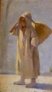 Marie Tonoir - Jeune Arabe portant un sac