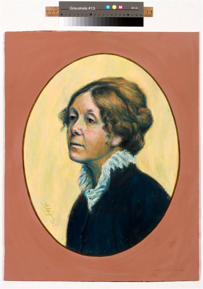 Marie Underi portree, Ants Laikmaa, TKM TR 19607 A 1871