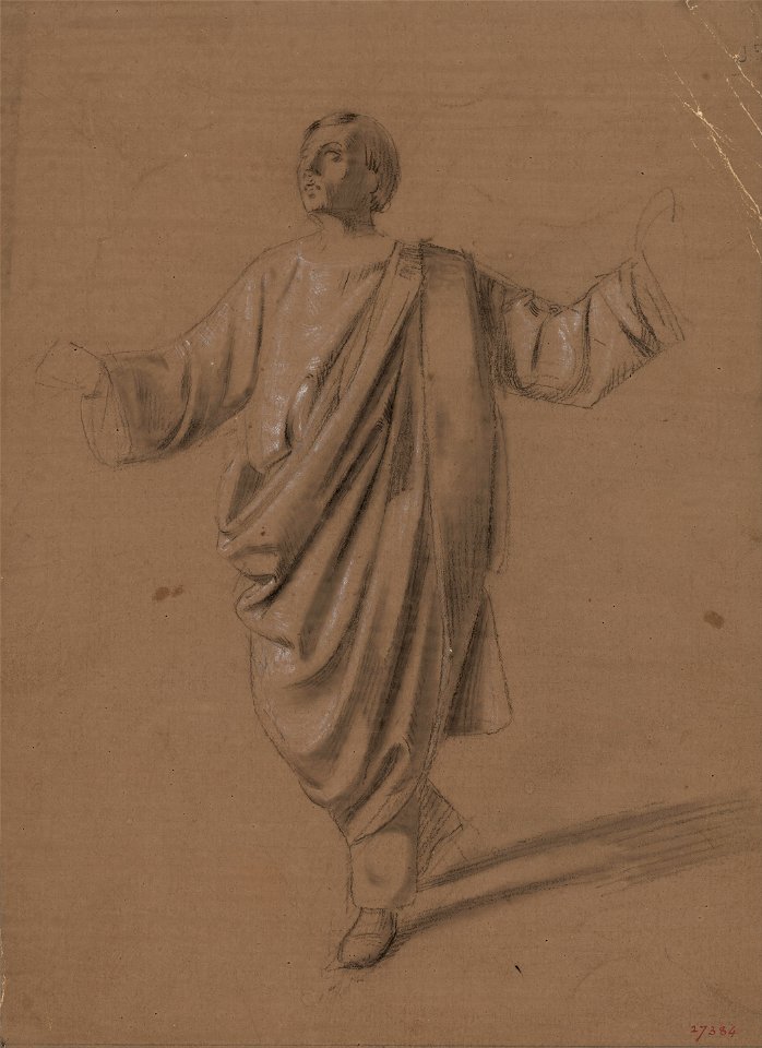 Marià Fortuny - Academic study of a male figure - Google Art Project (598460)