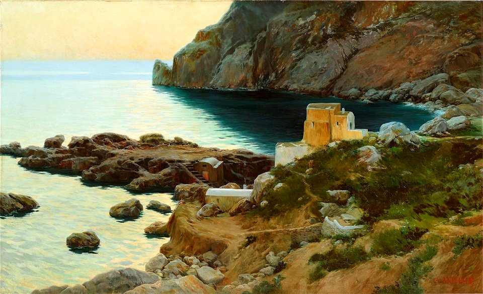 Marina Piccola de Capri, de Ángel Andrade (Museo del Prado)