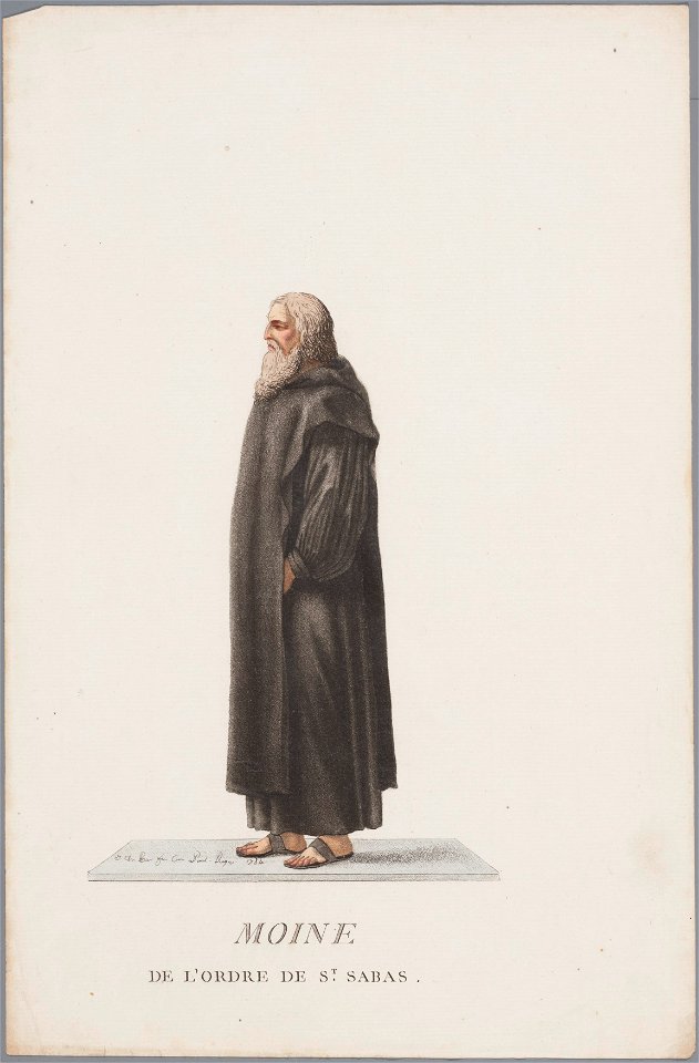 Moine de l'ordre de St. Sabas, objectnr A 16404