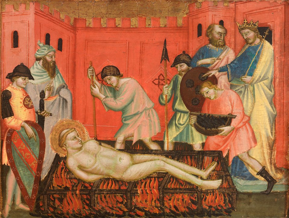 Mariotto di Nardo - Martyrdom of Saint Lawrence - 17.520 - Rhode Island School of Design Museum