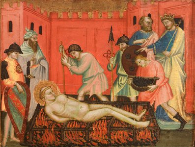 Mariotto di Nardo - Martyrdom of Saint Lawrence - 17.520 - Rhode Island School of Design Museum
