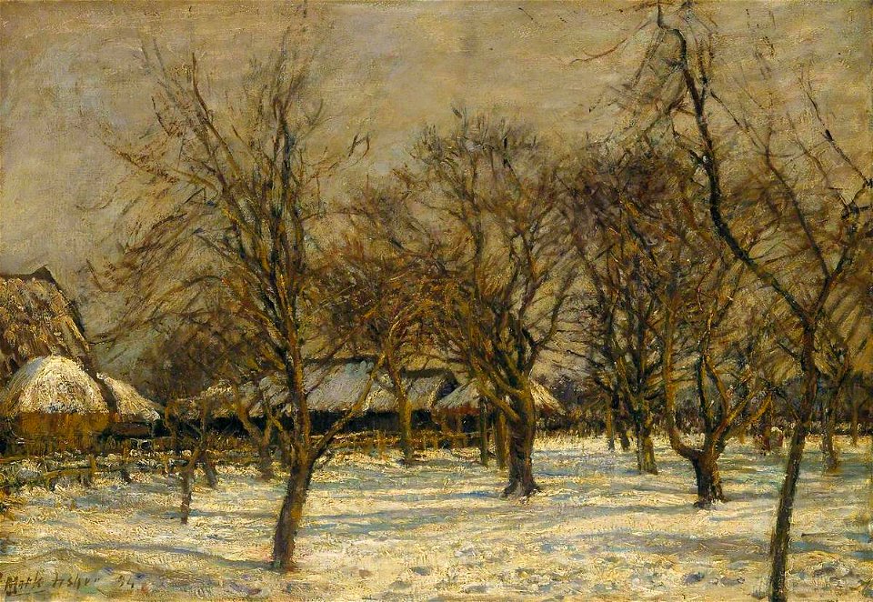 Mark Fisher (1841-1923) - Snow Scene - N05396 - National Gallery