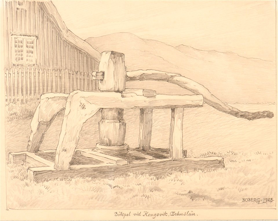 Marinmotiv-Båtspel - Sjöhistoriska museet - S 0997