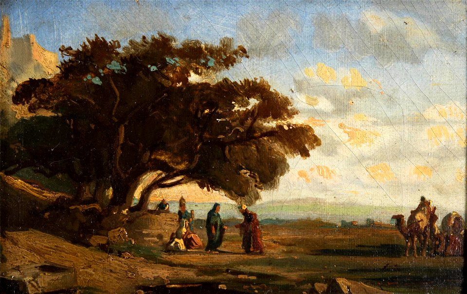 Marilhat Prosper - Eliézer et Rebecca (c 1839)