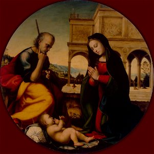 Mariotto Albertinelli - Adoration of the Christ Child