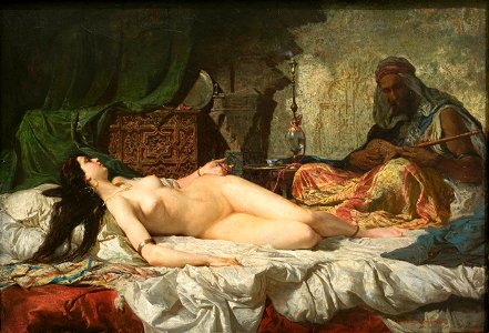 Marià Fortuny - The Odalisque - Google Art Project