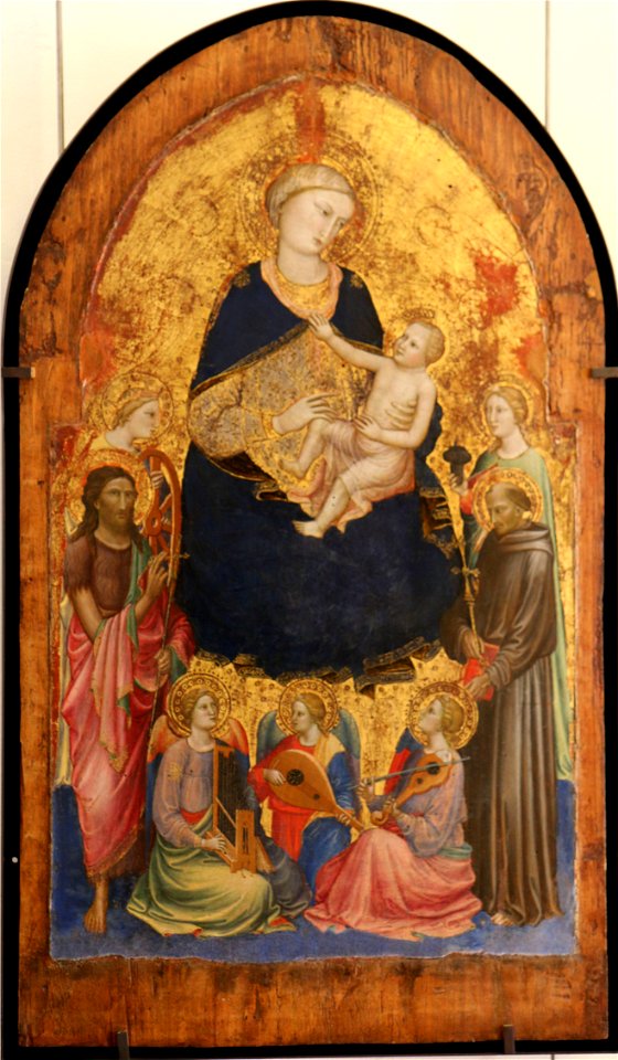 Mariotto di Nardo6La Vierge avec quatre saints et trois anges musiciens