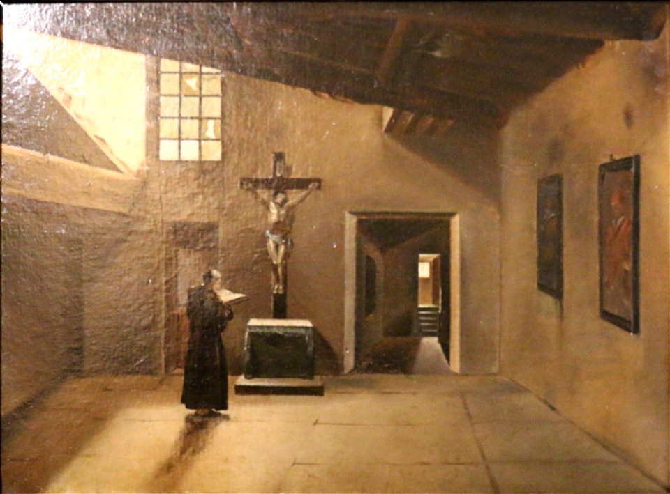 Marius Granet-Moine lisant