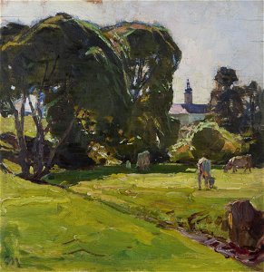 Carl Moll - A View of the Bruntál Castle