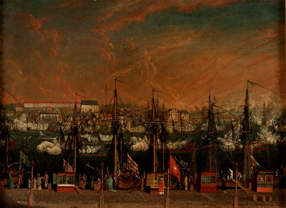 Marinmotiv-Eskader - Sjöhistoriska museet - O 03929