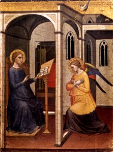 Mariotto Di Nardo - Annunciation - WGA14088. Free illustration for personal and commercial use.