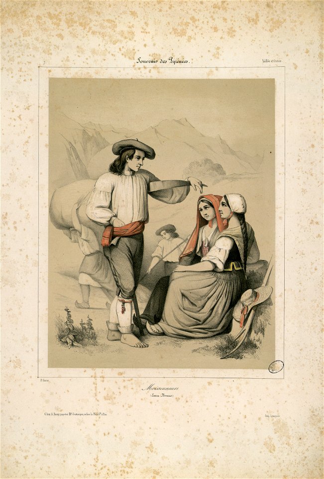 Moissonneurs (Eaux-Bonnes-Vallée d'Ossau) - Fonds Ancely - B315556101 A GORSE 16 008