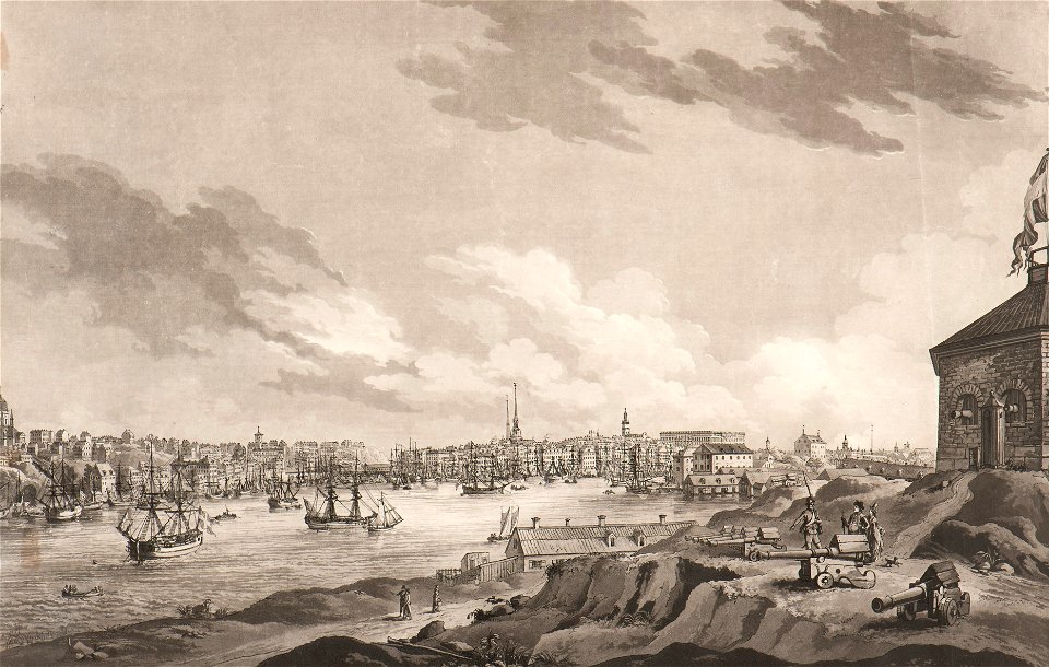 Marinmotiv-Stockholms ström - Sjöhistoriska museet - O 04140