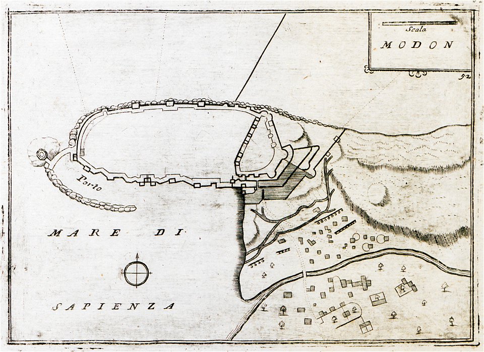 Modon - Coronelli Vincenzo - 1686