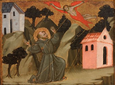 Mariotto di Nardo - Saint Francis Receiving the Stigmata - 17.521 - Rhode Island School of Design Museum
