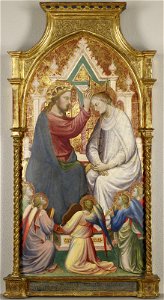 Mariotto di Nardo - The Coronation of the Virgin with Five Music-Making Angels - 65.37 - Minneapolis Institute of Arts