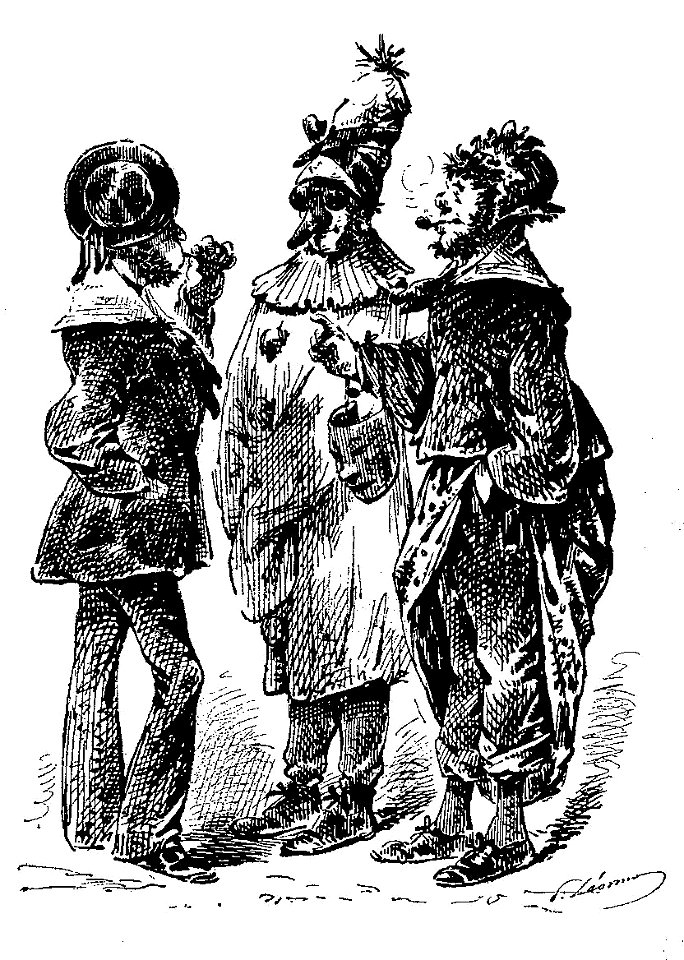 Marins en carnaval - Paul Léonnec - Le Journal amusant - 21 mars 1874