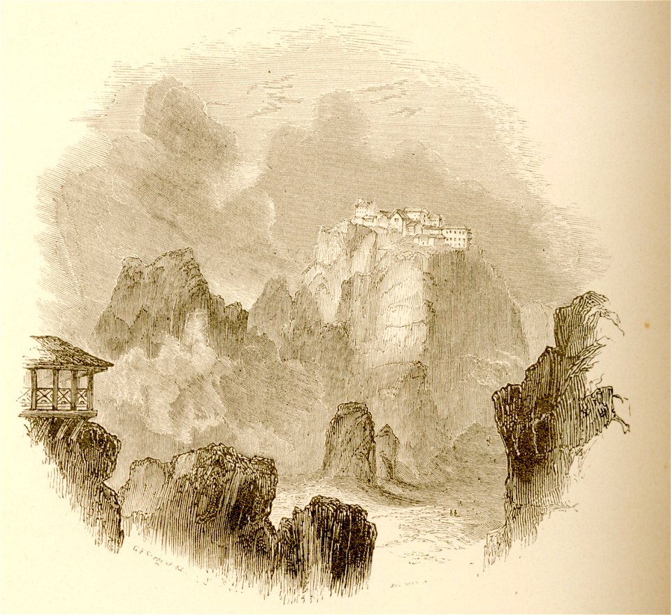 Monastery of Meteora - Wordsworth Christopher - 1882