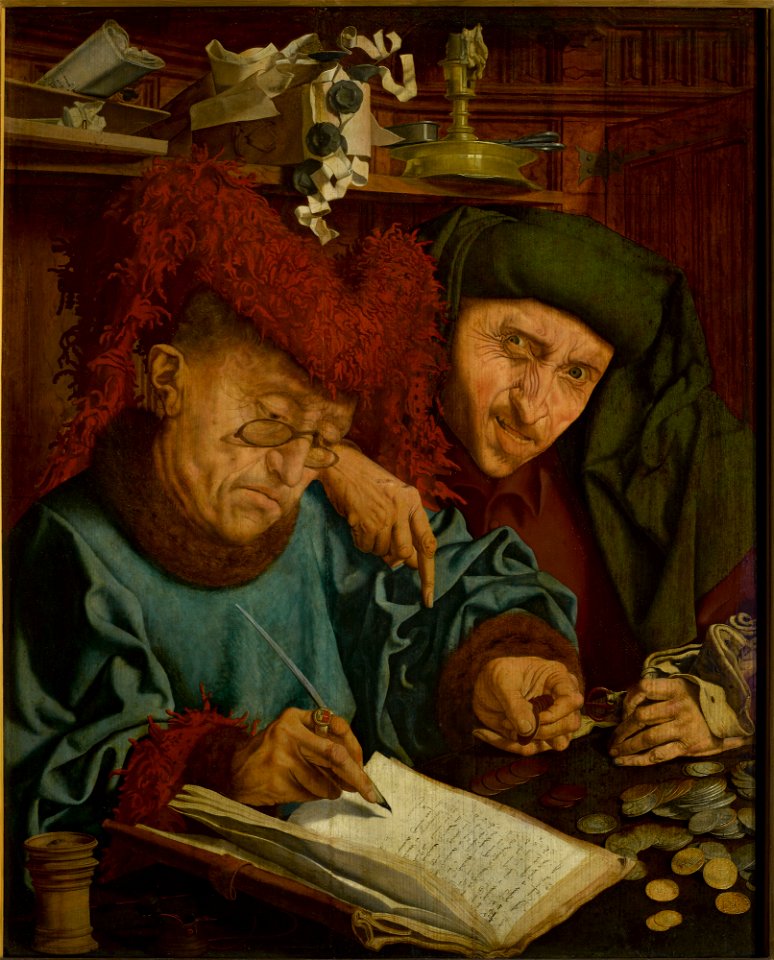 Marinus Claeszoon van Reymerswaele - Tax collectors - M.Ob.592 MNW - National Museum in Warsaw