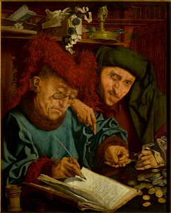 Marinus Claeszoon van Reymerswaele - Tax collectors - M.Ob.592 MNW - National Museum in Warsaw