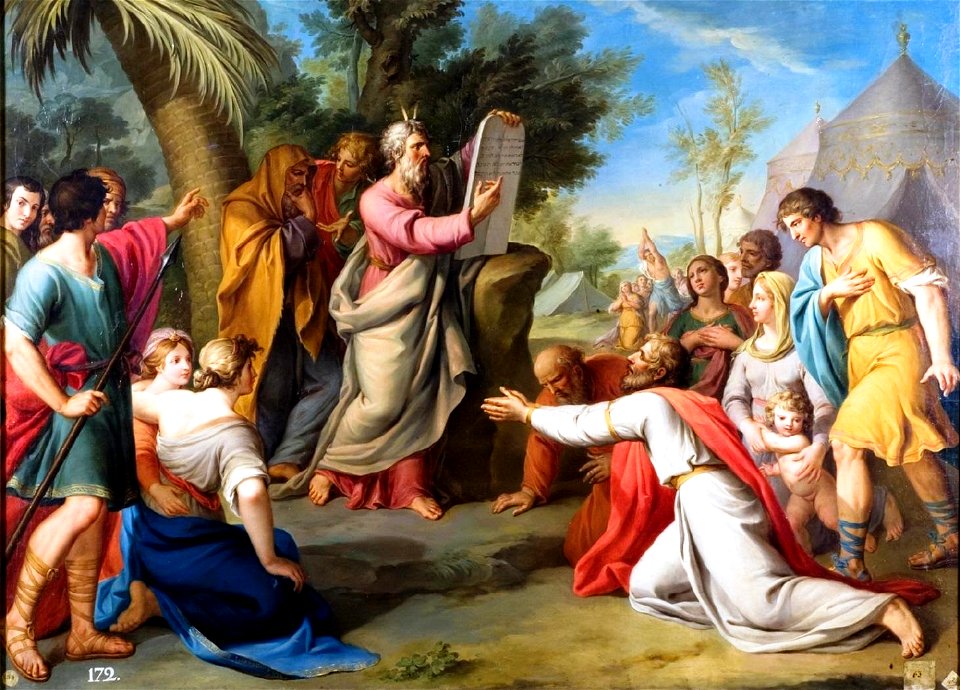 Moisés con las tablas de la ley, de José Camarón y Meliá (Real Academia de Bellas Artes de San Fernando)