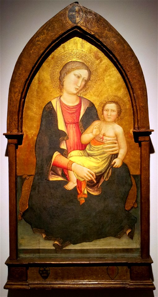 Mariotto di Nardo, Madonna van nederigheid, ca 1400 (Bonnefantenmuseum, Maastricht)
