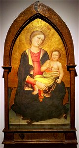 Mariotto di Nardo, Madonna van nederigheid, ca 1400 (Bonnefantenmuseum, Maastricht)