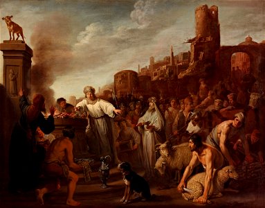 Claes Moeyaert - Sacrifice of Jeroboam - Google Art Project. Free illustration for personal and commercial use.