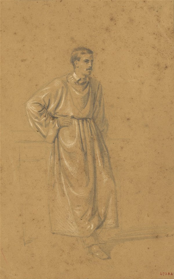 Marià Fortuny - Academic study of a male figure - Google Art Project