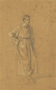 Marià Fortuny - Academic study of a male figure - Google Art Project