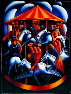 Mark Gertler - Merry-Go-Round - Google Art Project. Free illustration for personal and commercial use.