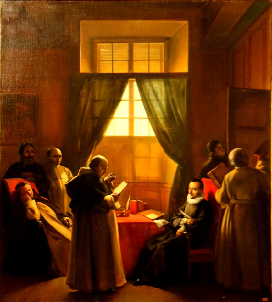 Marius Granet - Scène dans un couvent