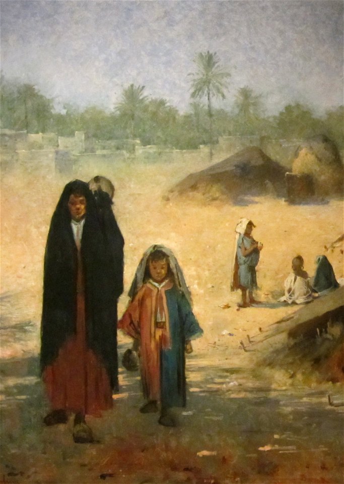 Molina Ernesto - Aduar argelino -detalle