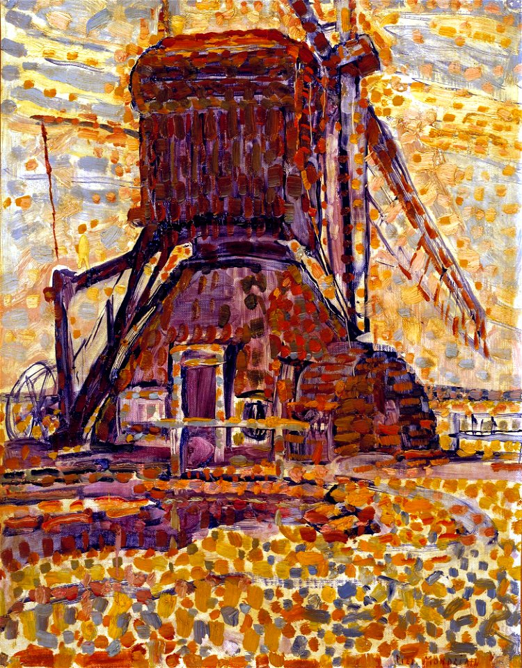 Piet Mondrian - The Winkel Mill (1908)