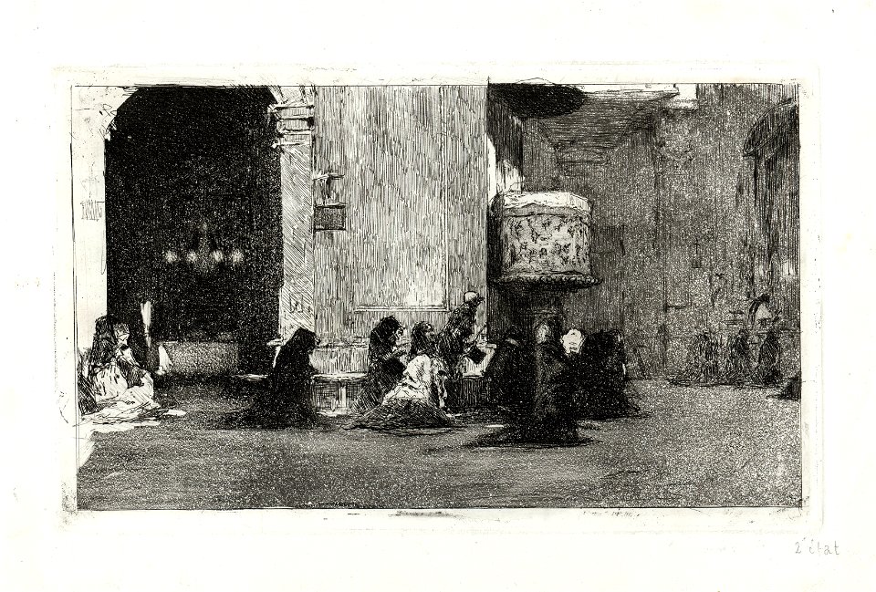 Marià Fortuny - Interior of the Church of Sant Josep - Google Art Project