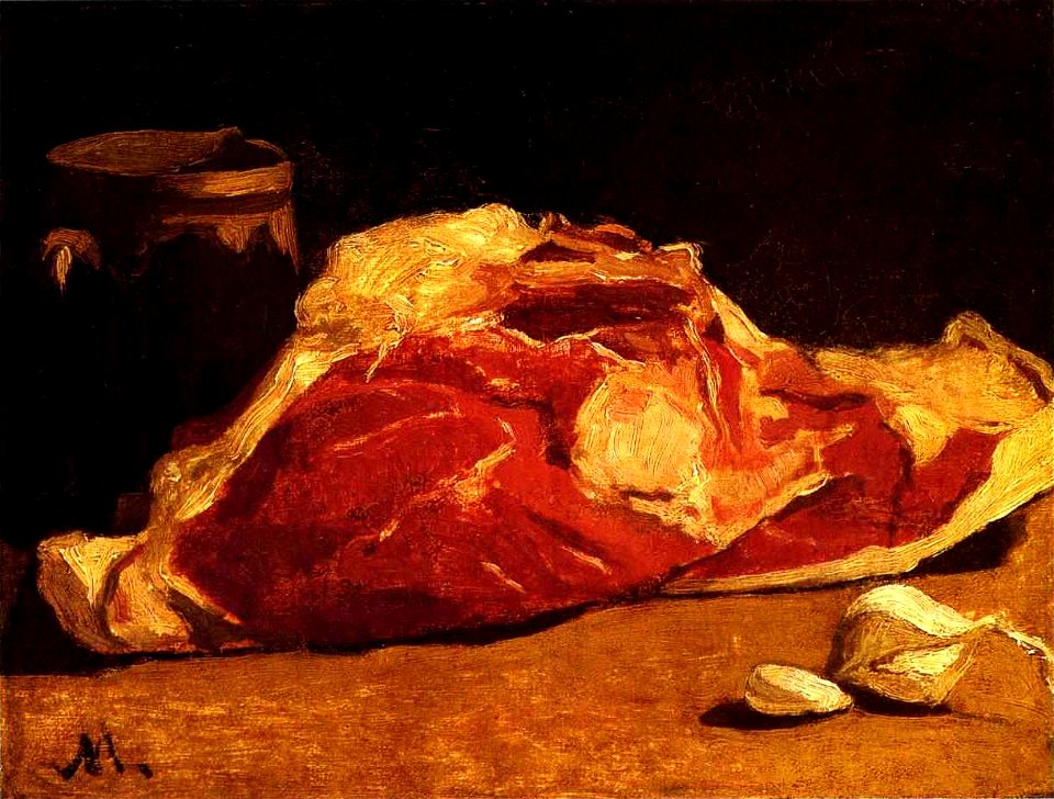 Monet - Stilleben mit Fleisch