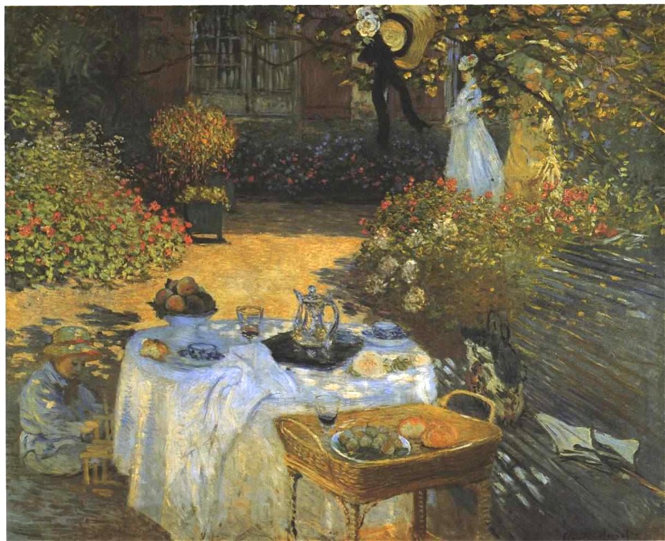 Monet - Das Mittagsmahl
