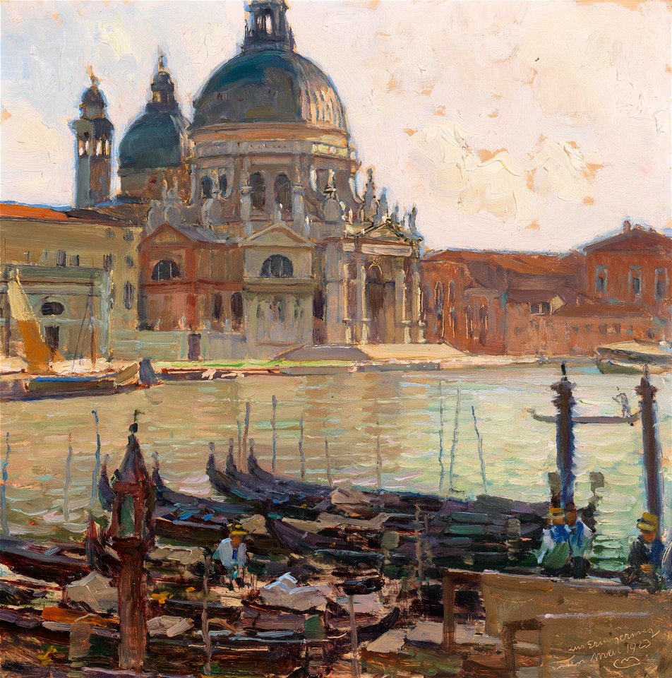 Carl Moll - Santa Maria della Salute, Venice,