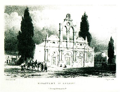 Monastery of Arkadhi - Pashley Robert - 1837