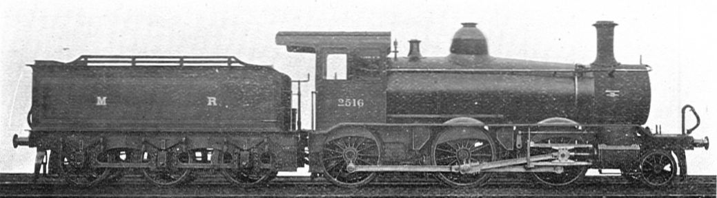 Mogul locomotive 2516 (Howden, Boys' Book of Locomotives, 1907)