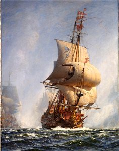Mølsted Gennembruddet under Slaget paa Køge Bugt 1ste Juli 1677